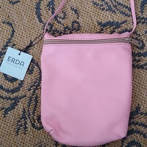 BNWT Handmade Leather Erda crossbody Purse